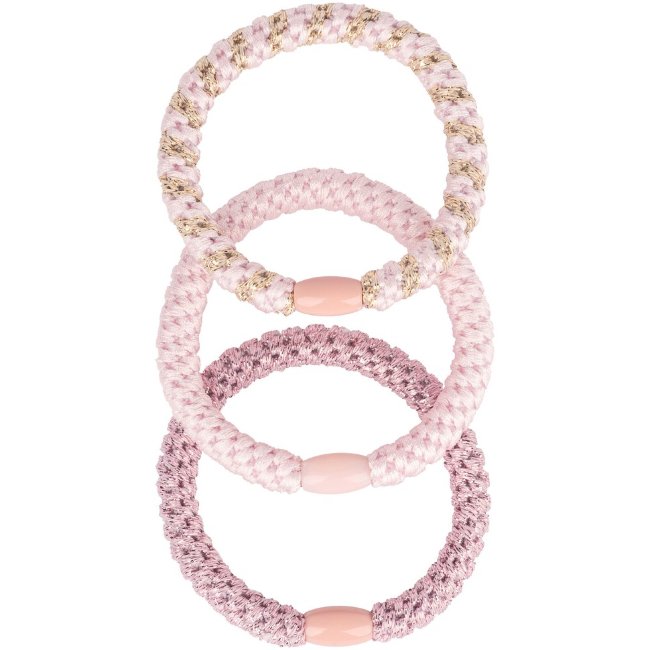 Резинки для волос Ibero плетеные светлые 3 шт