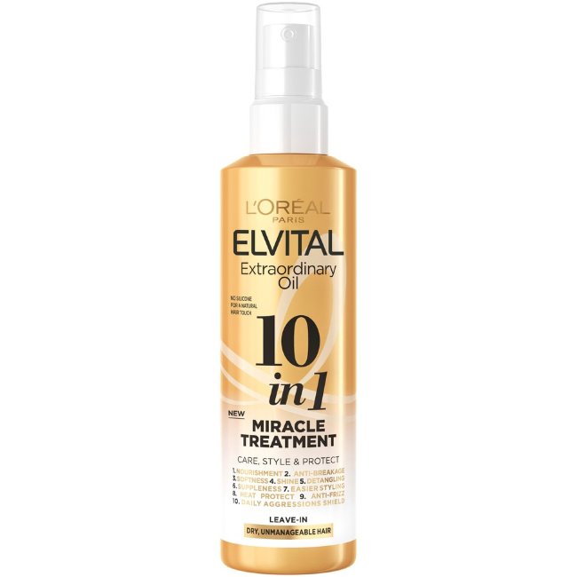 Несмываемый спрей для волос L'Oreal Paris Elvital Extraordinary Oil 10в1 150 мл