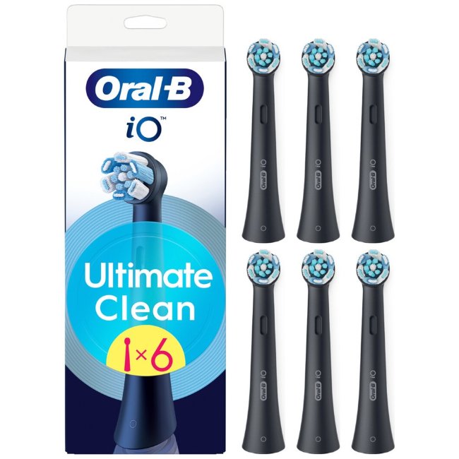 Сменные насадки Oral-B iO Ultimate Clean Black (уп 6 шт)