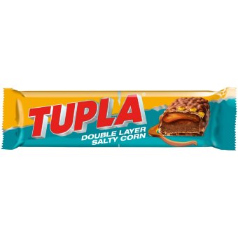 Шоколадный батончик Tupla Double Layer Salty Corn 48 гр