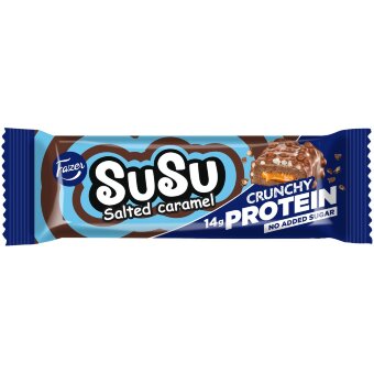 Протеиновый батончик с соленой ириской Fazer Susu Crunchy 45 гр