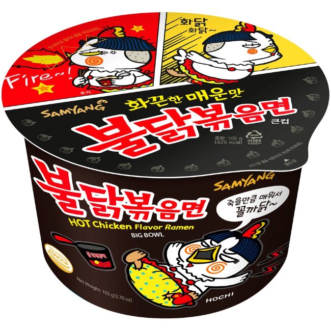 Рамен лапша Samyang Buldak Ramen Hot Chicken Big Bowl Original 105 гр Рамен лапша Samyang Buldak Ramen Hot Chicken Big Bowl Original 105 гр