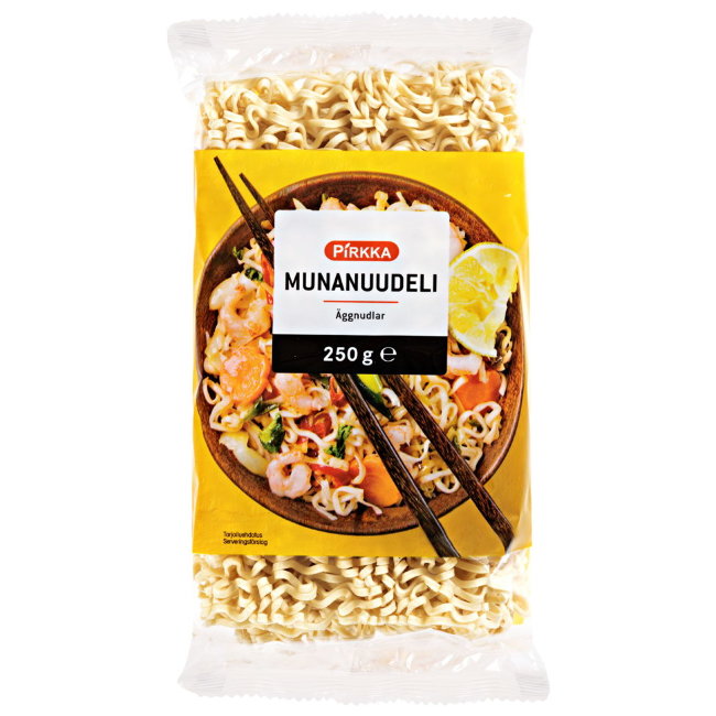 Вермишель яичная Pirkka Munanuudeli 250 гр