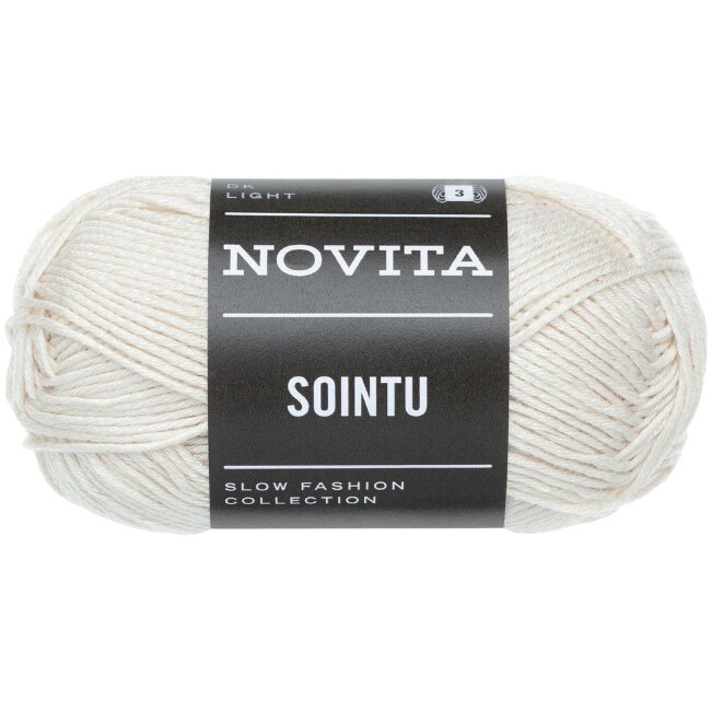 Пряжа Novita Sointu 50 гр soprano 020 Пряжа Novita Sointu 50 гр soprano 020