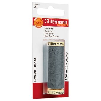 Универсальная швейная нить Gütermann 100 м полиэстера, серая