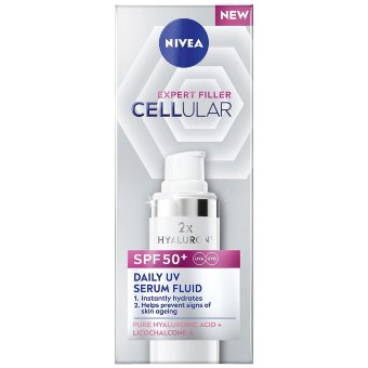 Сыворотка-флюид дневная с SPF 50 NIVEA Cellular Expert Filler 30 мл