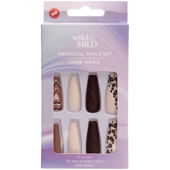 Набор искусственных ногтей Wild&Mild N24 Набор искусственных ногтей Wild&Mild N24