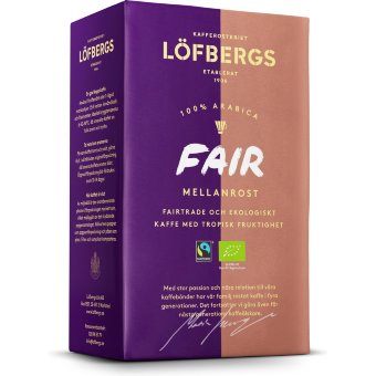 Кофе заварной Lofbergs Fair Mellanrost 450 гр Кофе заварной Lofbergs Fair Mellanrost 450 гр