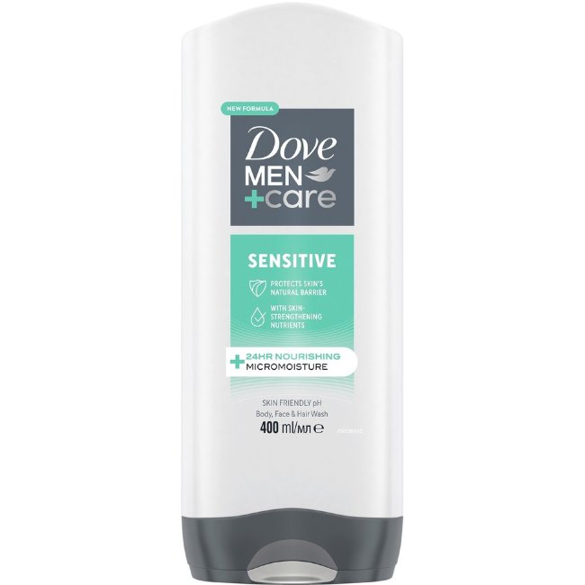 Гель для душа Dove Men+Care Sensitive 400 мл для увлажнения сухой и чувствительной кожи Гель для душа Dove Men+Care Sensitive 400 мл для увлажнения сухой и чувствительной кожи