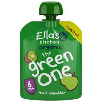 Пюре Ellas Kitchen зеленые фрукты, с 6 мес. 90 гр Пюре Ellas Kitchen зеленые фрукты, с 6 мес. 90 гр