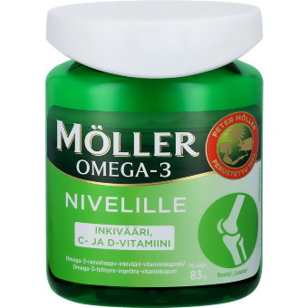 Витамины для суставов и костей с Омега-3 Moller Nivelille Omega-3 76 капсул Moller (цена по акции) Витамины для суставов и костей с Омега-3 Moller Nivelille Omega-3 76 капсул Moller (цена по акции)