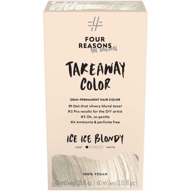 Краска для волос Four Reasons Original Takeaway Color 10.01 Ice Ice Blondy стойкая
