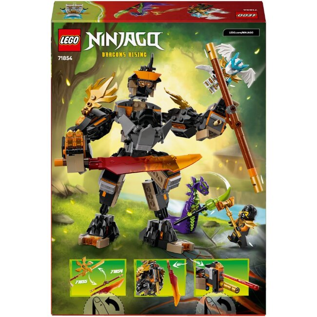 Игрушка LEGO® Ninjago 71854 Робот Колена и Зейн с драконом-змеем Игрушка LEGO® Ninjago 71854 Робот Колена и Зейн с драконом-змеем