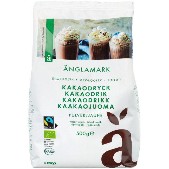Какао-напиток органический Änglamark 500 гр