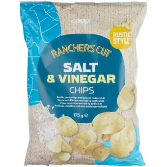 Деревенские картофельные чипсы Coop со вкусом соли и винного уксуса 175 гр Деревенские картофельные чипсы Coop со вкусом соли и винного уксуса 175 гр