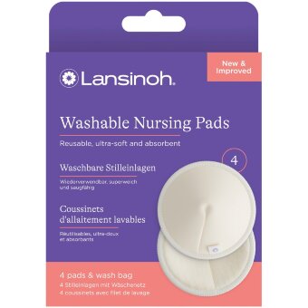 Многоразовые вкладыши для бюстгалтера Lansinoh 4 шт