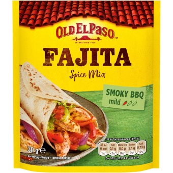 Приправа Old El Paso для Фахитас 30 гр копчёная BBQ Приправа Old El Paso для Фахитас 30 гр копчёная BBQ
