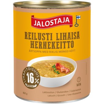 Гороховый суп с большим количеством мяса Jalostaja 860 гр Гороховый суп с большим количеством мяса Jalostaja 860 гр