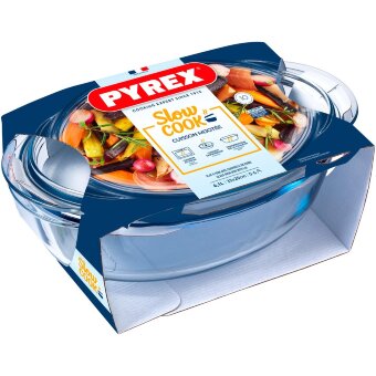 Стеклянная кастрюля Pyrex 2,9 л + крышка 1,6 л