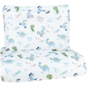 Детский комплект постельного белья Ciraf Dino 120x160 см, синий/зеленый
