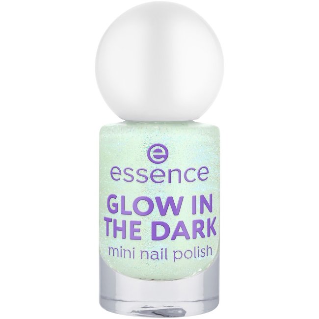 Мини лак для ногтей essence GLOW IN THE DARK 01 5 мл