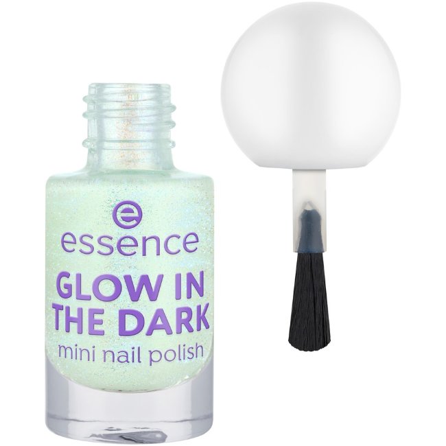 Мини лак для ногтей essence GLOW IN THE DARK 01 5 мл