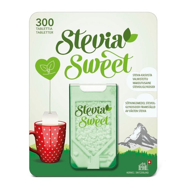 Сахарозаменитель Hermesetas Stevia (таблетки) 300 шт