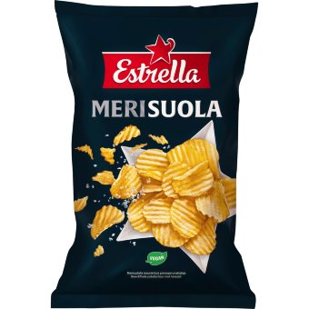 Картофельные чипсы Estrella с морской солью 275 гр Картофельные чипсы Estrella с морской солью 275 гр