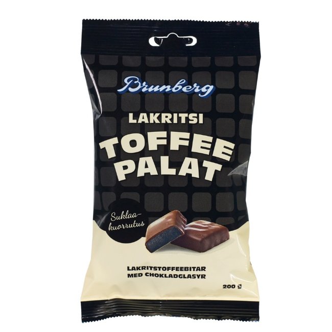 Шоколадные конфеты с лакричной начинкой Brunberg Toffee 200 гр