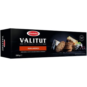 Соленый крекер Kantolan Valitut 200 гр