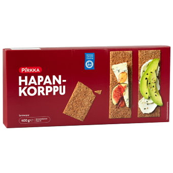 Тонкие ржаные хлебцы Pirkka 400 гр Тонкие ржаные хлебцы Pirkka 400 гр