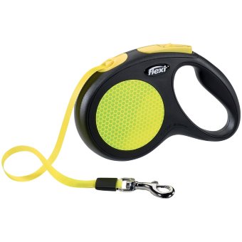 Поводок-рулетка для собак Flexi New Classic Neon M
