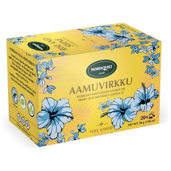 Чай зелёный с имбирём Nordqvist AAMUVIRKKU 20пак