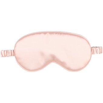 Маска для глаз Mineas из атласа светло-розовая Маска для глаз Mineas из атласа светло-розовая