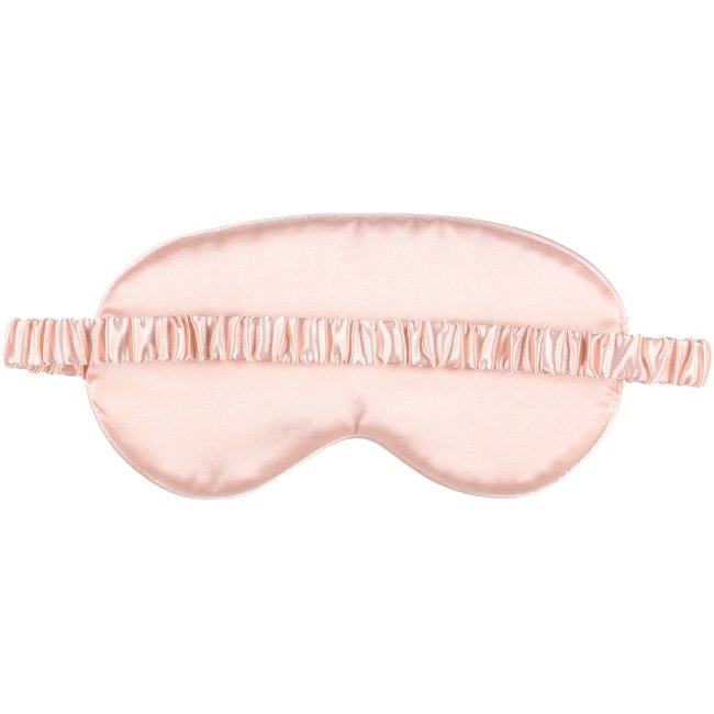 Маска для глаз Mineas из атласа светло-розовая Маска для глаз Mineas из атласа светло-розовая