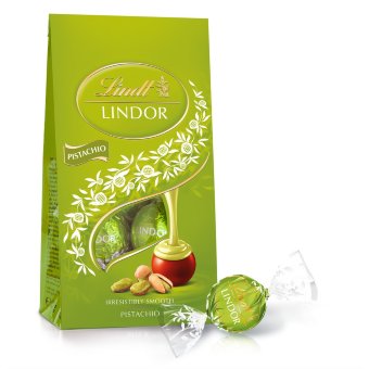 Конфеты из молочного шоколада с начинкой из фисташки Lindt LINDOR 137 гр Конфеты из молочного шоколада с начинкой из фисташки Lindt LINDOR 137 гр