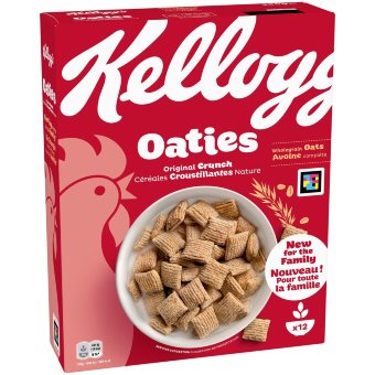 Хрустящие овсяные подушечки Kellogg's Oaties Original Crunch 360 гр