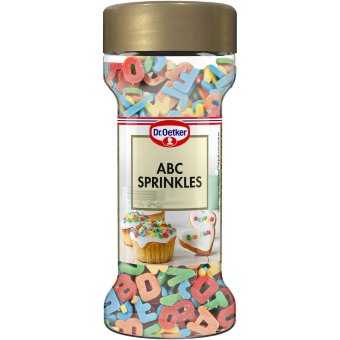 Декоративная посыпка Dr. Oetker ABC Sprinkles 40 гр Декоративная посыпка Dr. Oetker ABC Sprinkles 40 гр