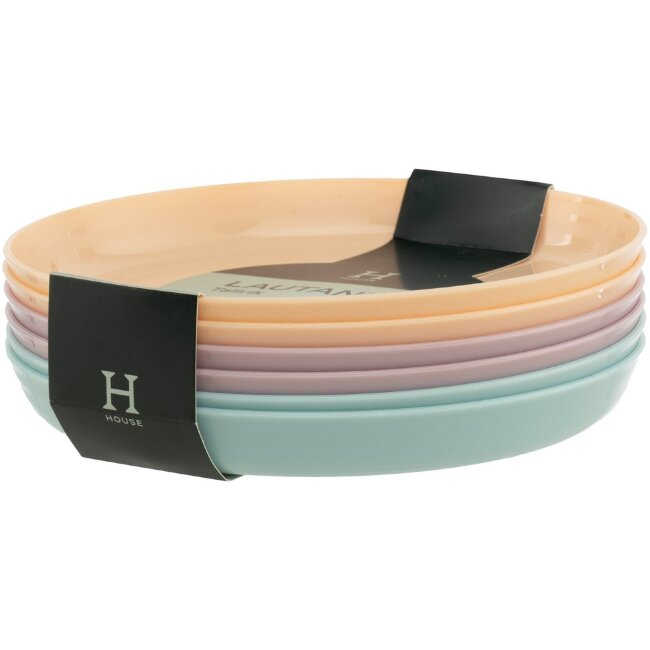 Тарелка House Macaron 18,4 см (уп 6 шт) Тарелка House Macaron 18,4 см (уп 6 шт)