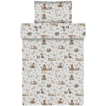 Детский комплект постельного белья Ciraf с мишками 120x160 см, разноцветный