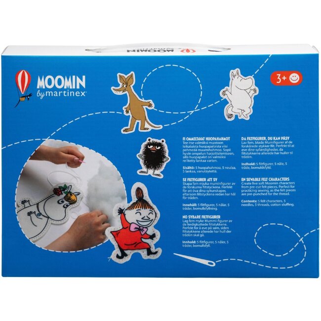 Набор для творчества Muumi Martinex DIY шьющиеся войлочные фигурки Набор для творчества Muumi Martinex DIY шьющиеся войлочные фигурки