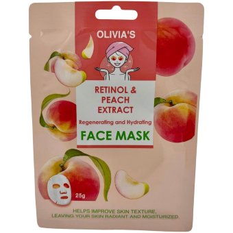 Маска для лица OLIVIA'S с ретинолом и персиком Маска для лица OLIVIA'S с ретинолом и персиком