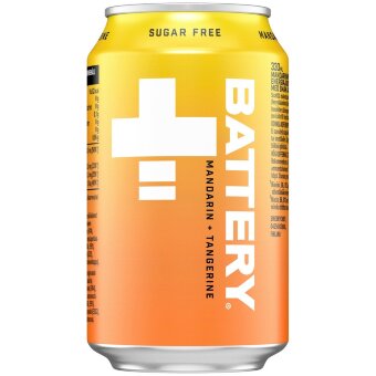 Энергетический напиток Battery Sugar Free мандарин и тангерин 0,33 л