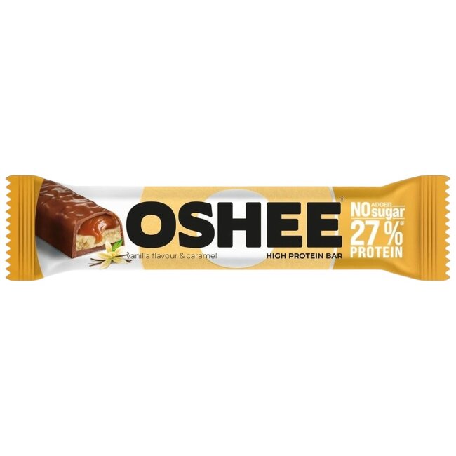 Протеиновый батончик OSHEE ваниль и карамель 49 гр
