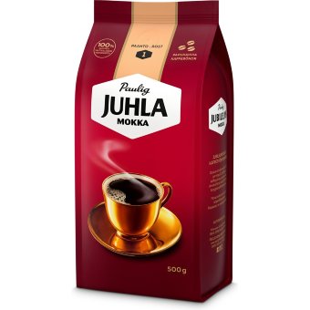 Кофе зерновой Juhla Mokka 500 гр Paulig