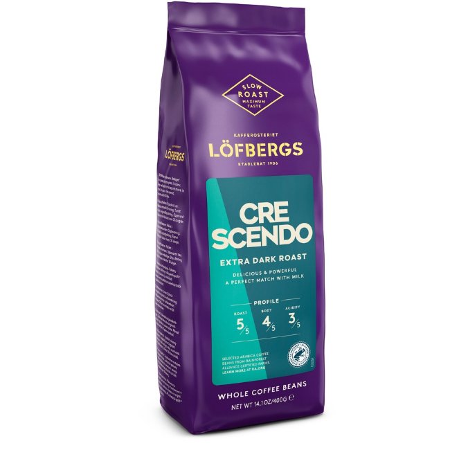 Кофе зерновой Lofbergs Lila Сrescendo 400 гр