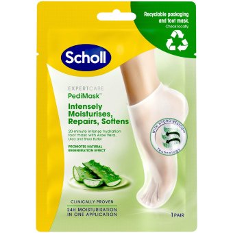Маска для ног Scholl PediMask с алоэ вера Маска для ног Scholl PediMask с алоэ вера