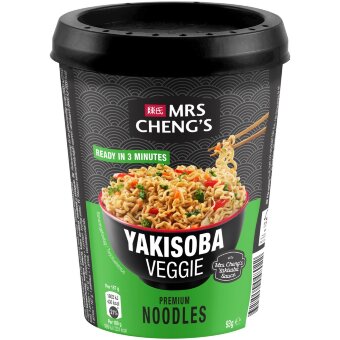 Овощная лапша быстрого приготовления Mrs Cheng's Yakisoba 93 гр