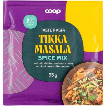 Приправа для Тикка Масала Coop Taste of Asia 35 гр Приправа для Тикка Масала Coop Taste of Asia 35 гр