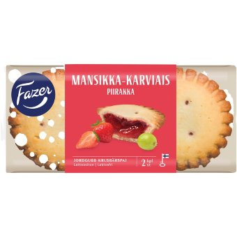 Пирог с ягодой и крыжовником Fazer (уп 2 шт) 140 гр Пирог с ягодой и крыжовником Fazer (уп 2 шт) 140 гр